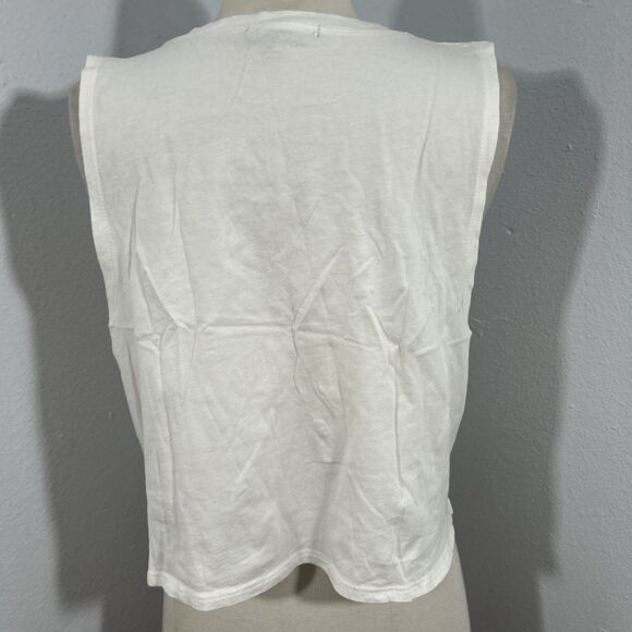 Forever 21 Crop T Shirt Womens Small LA USA Flag Graphic Pullover Y2K - Picture 4 of 8